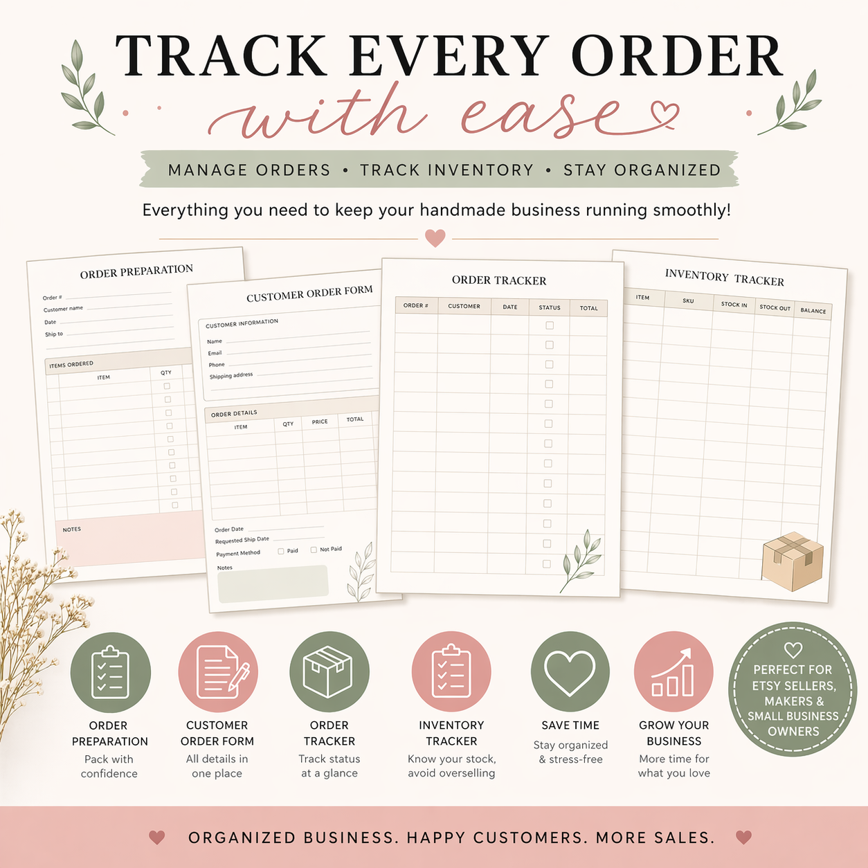 handmade business planner pdf – plan, track & grow your craft business handmade business planner pdf – plan, track & grow your craft business